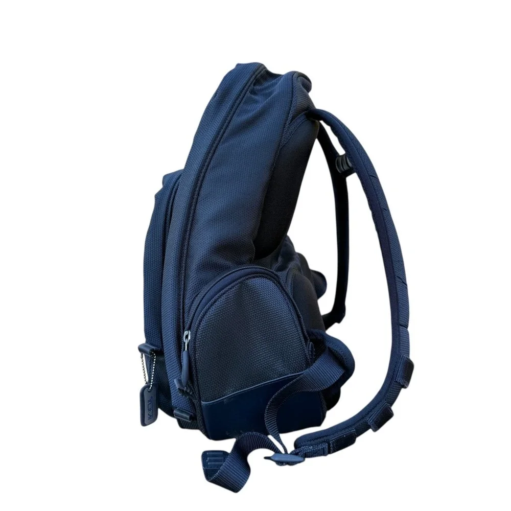 Tumi T-Tech‎ Laptop Backpack Navy Blue Ballistic Nylon Commuter Bag 522MB